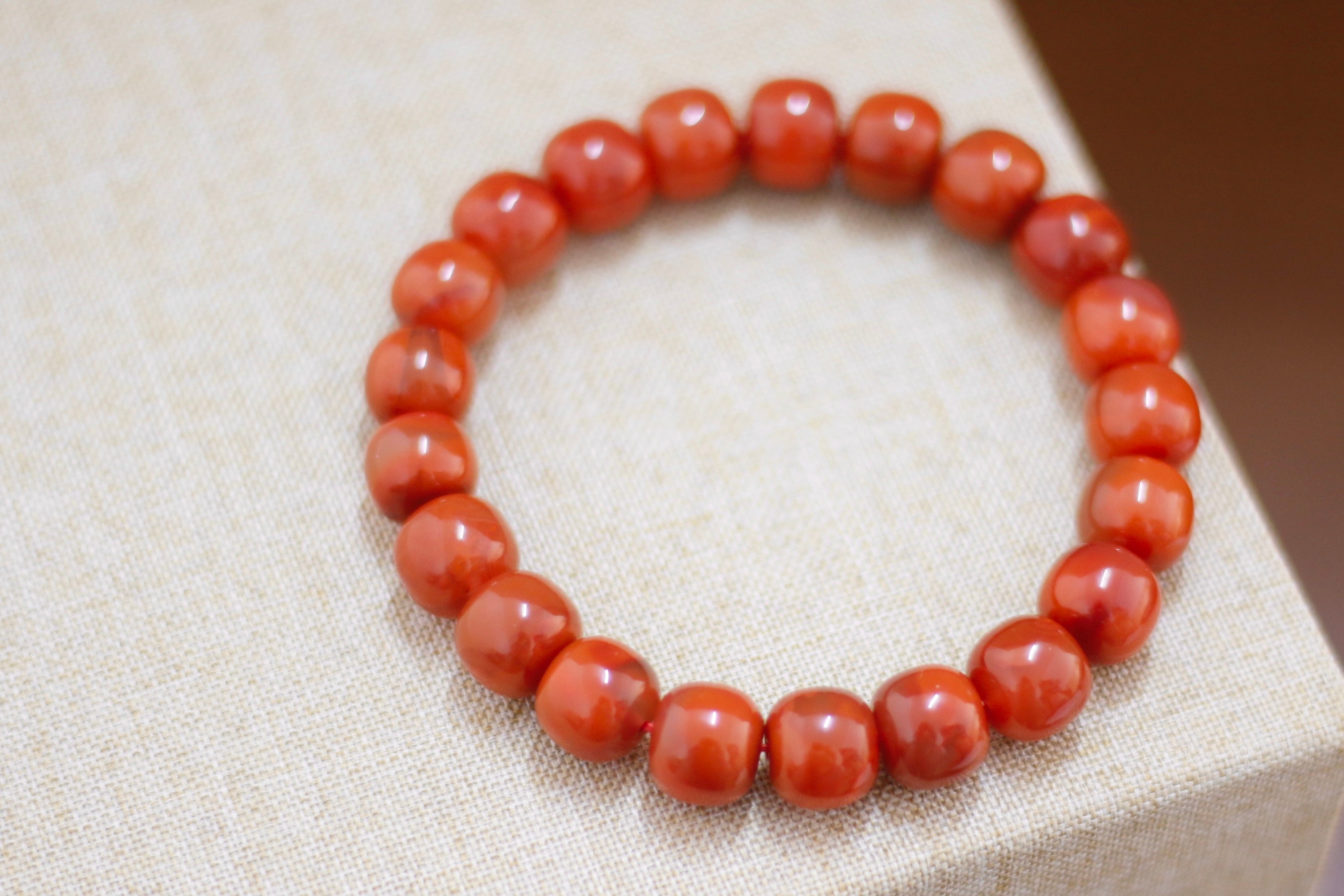 Imperial South Red Agate Bracelet – Prosperity, Protection, Health