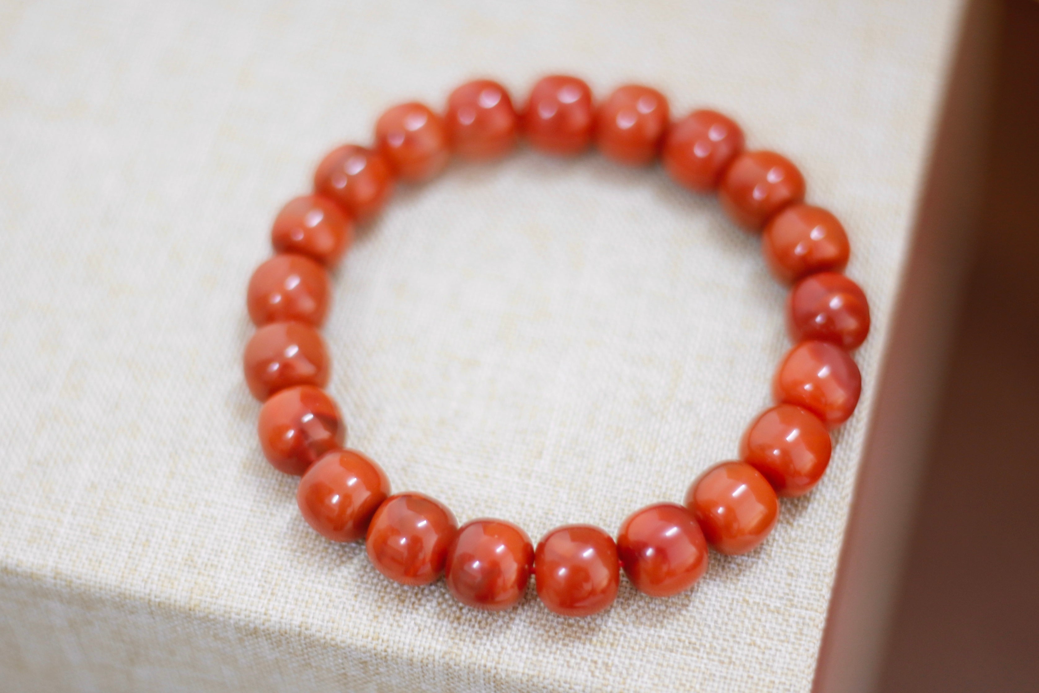 Imperial South Red Agate Bracelet – Prosperity, Protection, Health