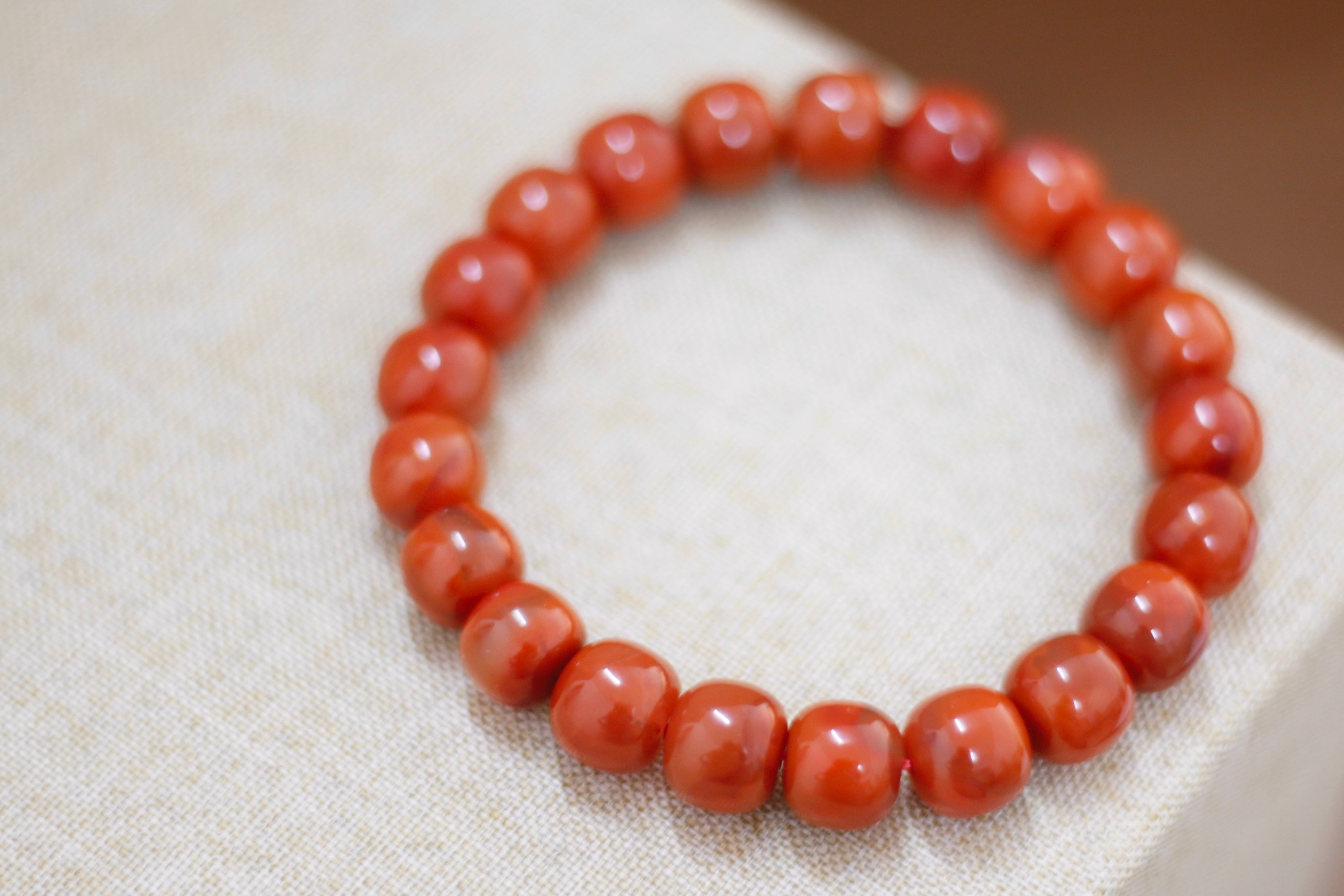 Imperial South Red Agate Bracelet – Prosperity, Protection, Health