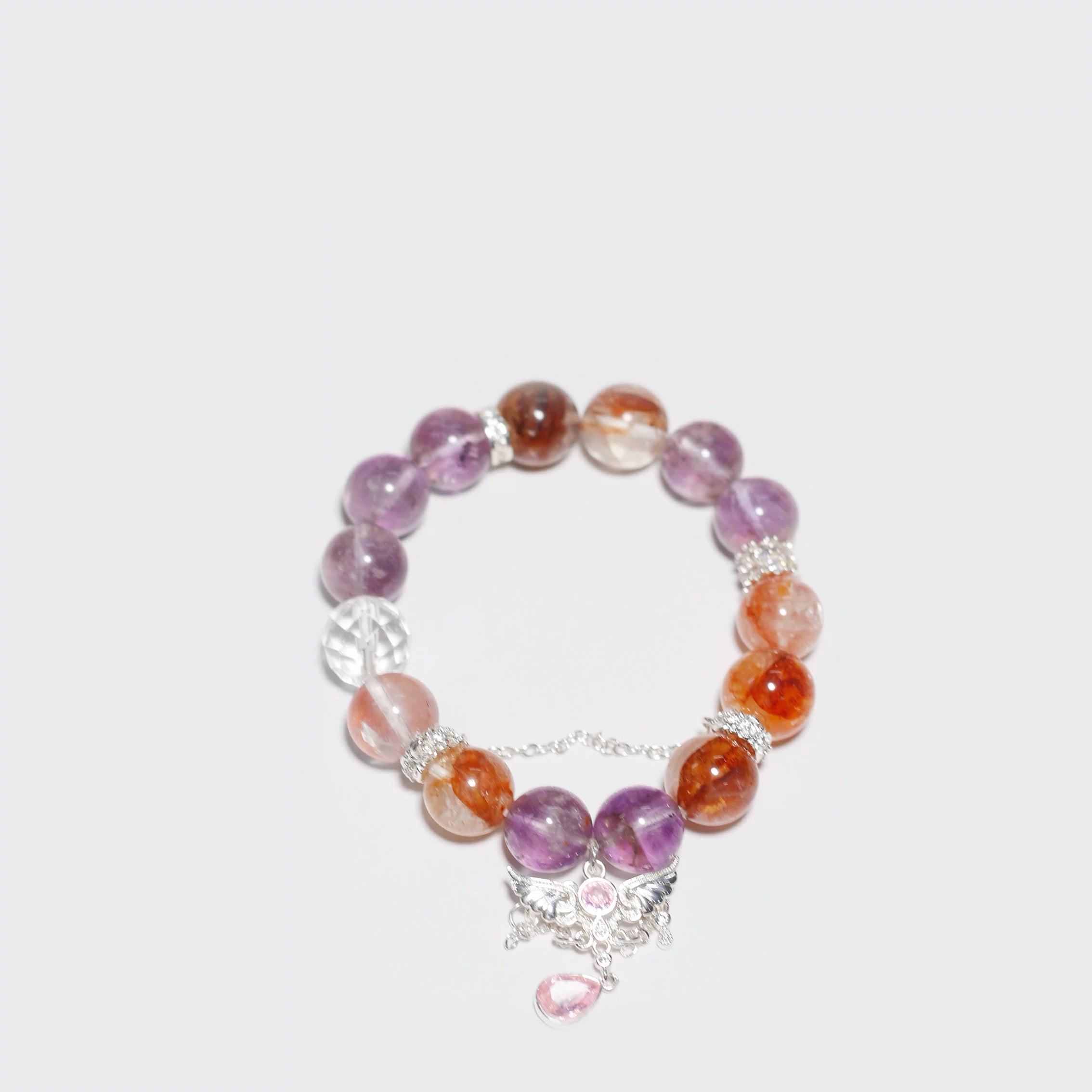 Light of Wisdom – Amethyst Healing & Exam Success Bracelet